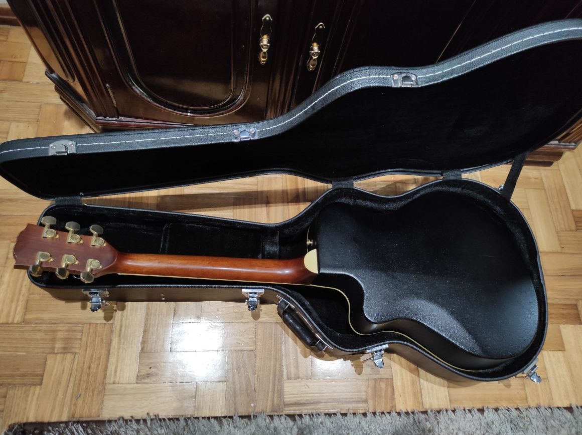 GUiTARRA Semi-Acustica+Estojo