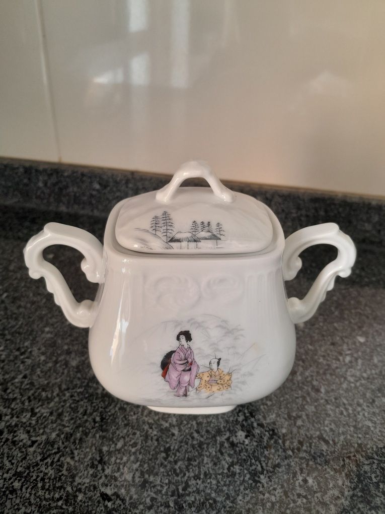 Conjunto café Vista Alegre