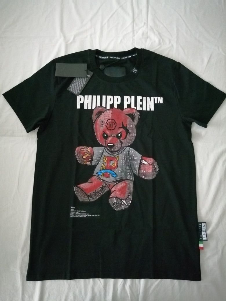 NOWA męska koszulka Philipp Plein t-shirt PP miś Teddy XL