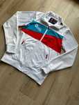 Cropp Design Unit Biała bluza sportowa z zamkiem rozmiar M size hoody