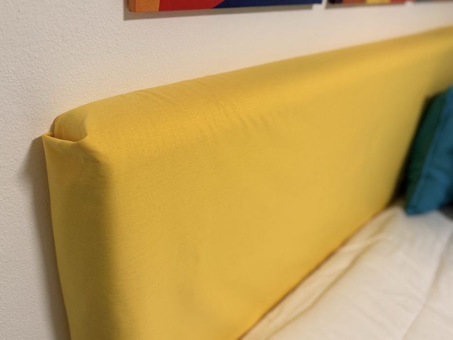 2 cabeceiras de cama imaculadas 140cm largura