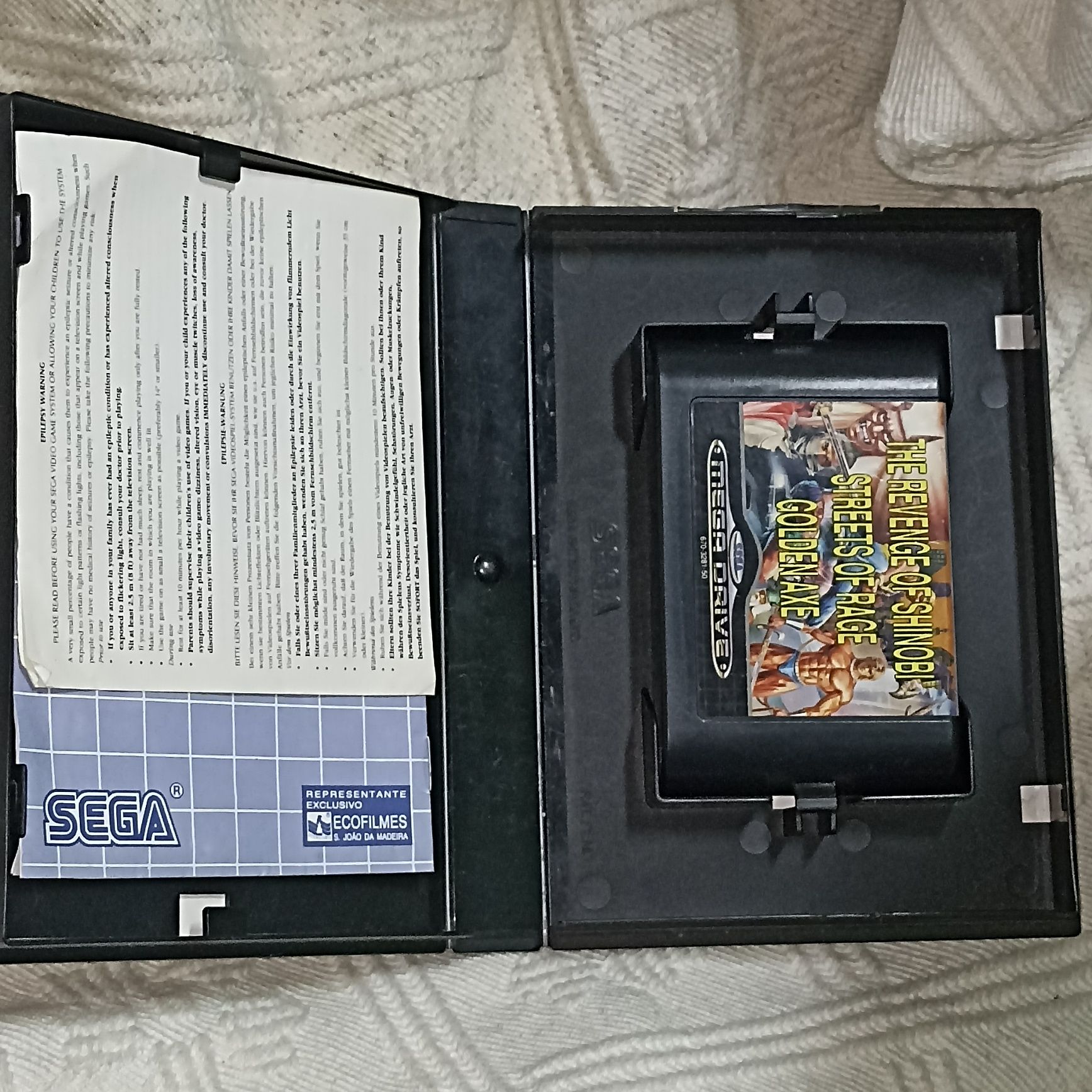 Jogo Antigo da Mega Drive Sega para consola Mega Drive
