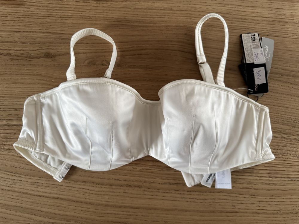 Biustonosz nowy 65E bardotka strapless brytyjskiej firmy Panache