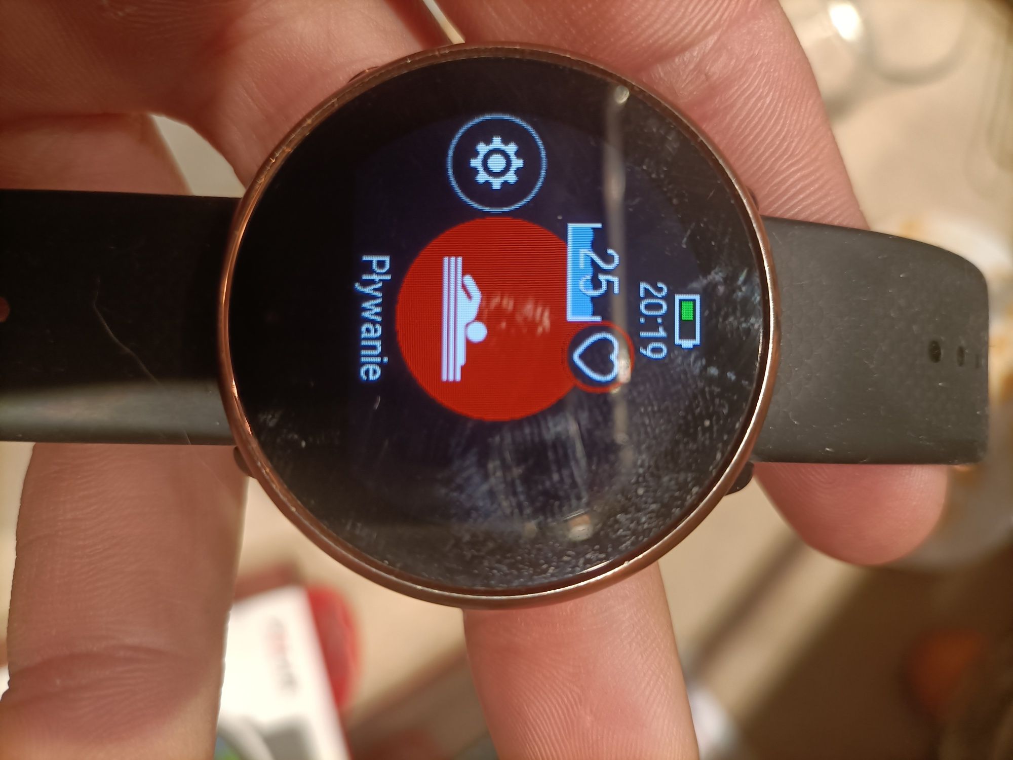 Polar Ignite miedź zegarek fitness puls/tętno GPS pasek M-L