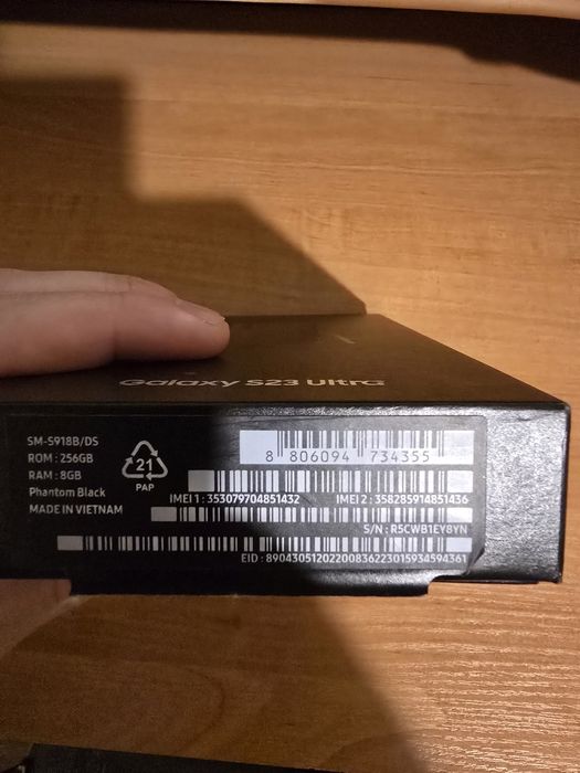 Samsung S23 Ultra 8/256 Phantom Black