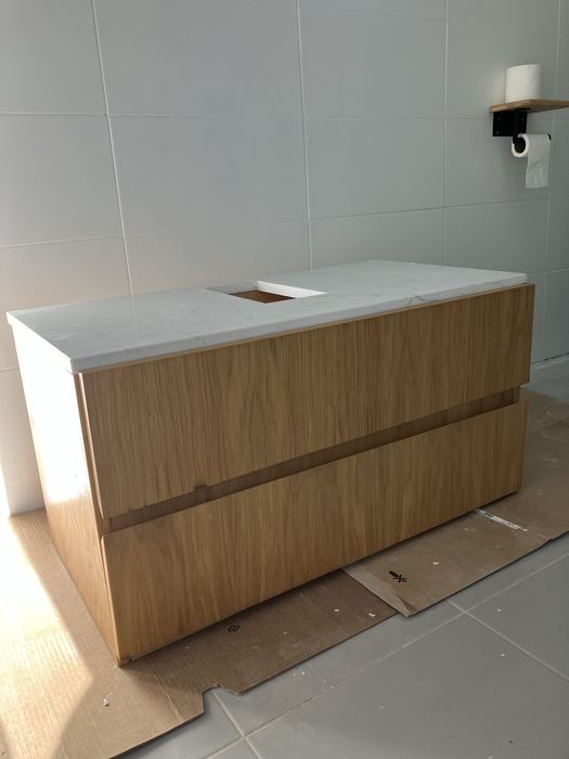 Móvel lavatório wc suspenso