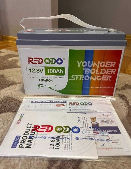 акумулятор redodo lifepo4 12v/100aH з Німеччини