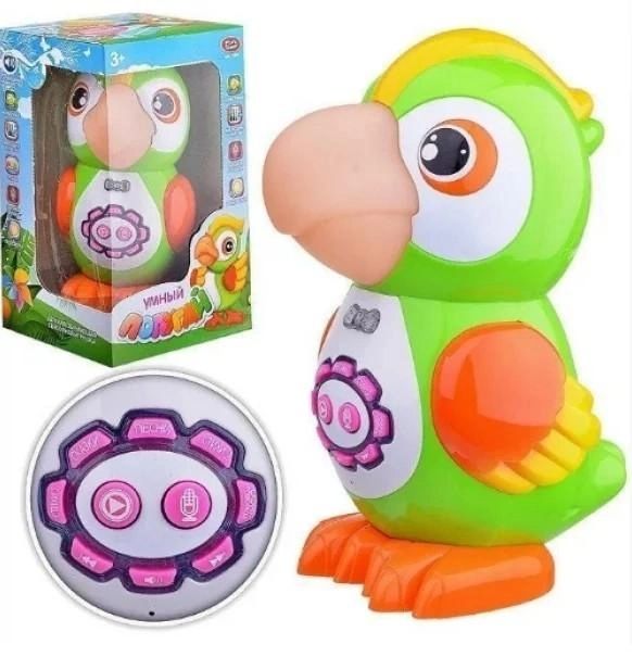 Інтерактивна іграшка Розумний Папуга  43 вірші, 24 казки, 15 пісен