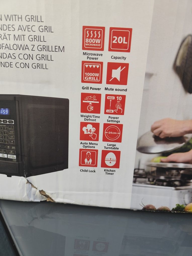 Mikrofalówka Sharp z grillem