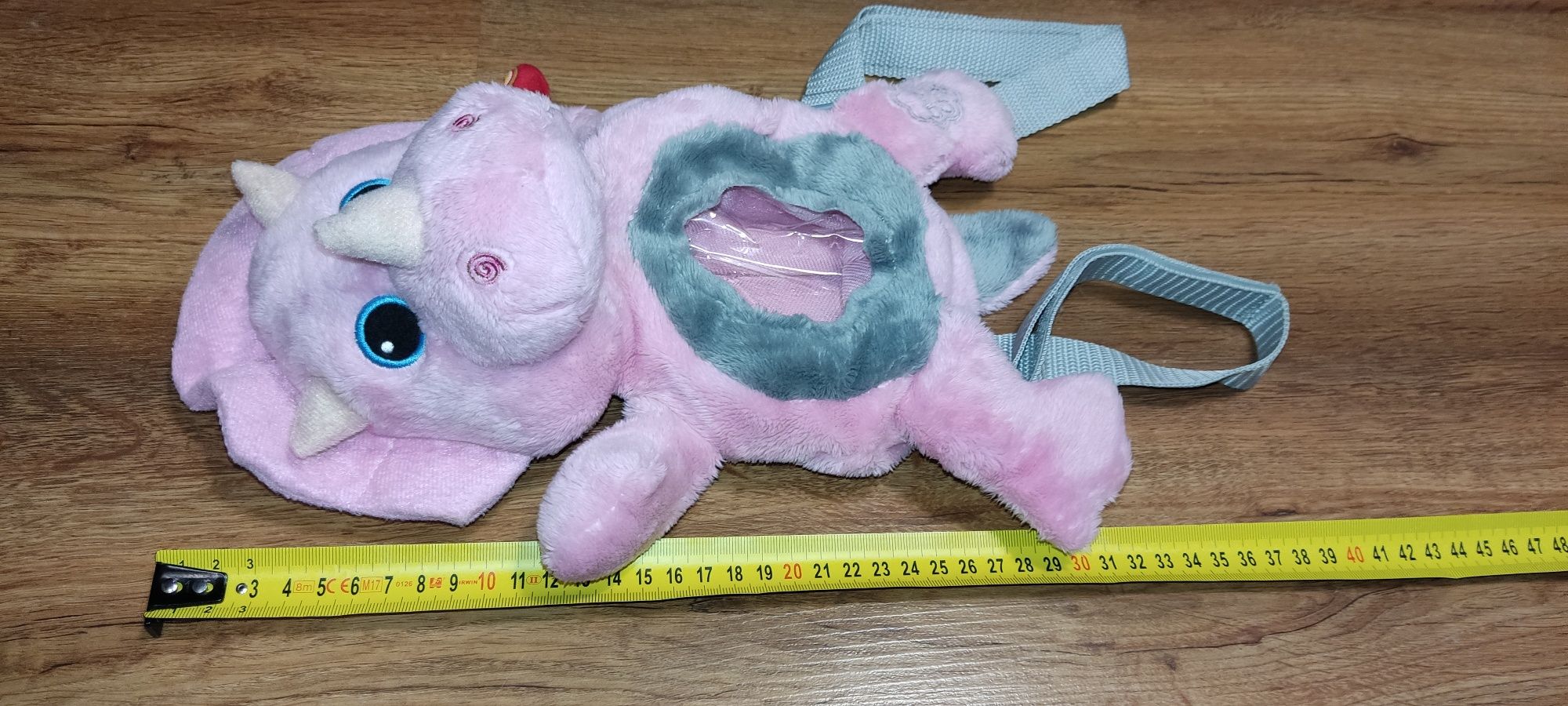 Chupa Chups Maskotką Plecak Dinozaur Różowy 30 cm