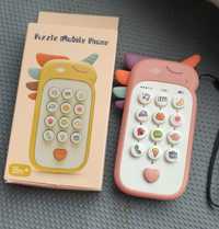 Детский телефон игрушечный интерактивный