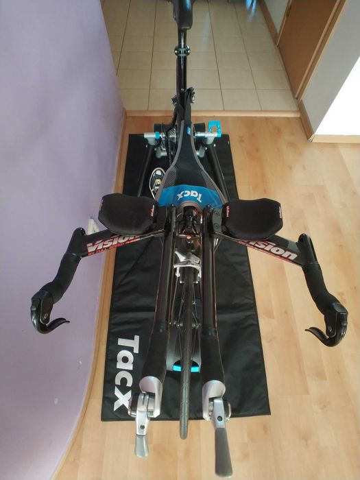 Rower triathlonowy Pearl Cycle + trenażer Tacx