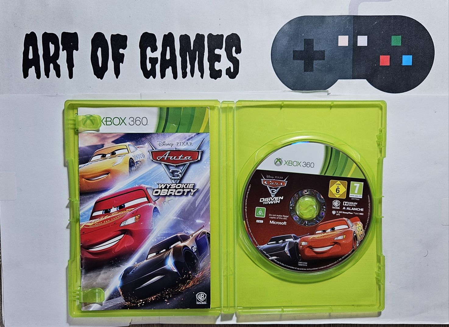 Gra Auta 3 Wysokie Obroty PL Xbox 360 Driven to Win Cars 2