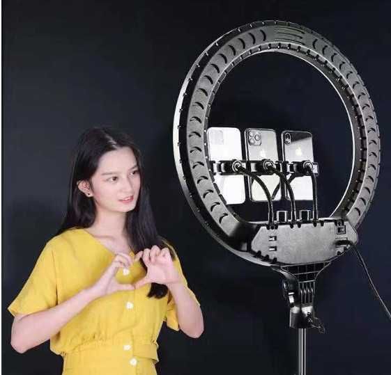 Кольцевая LED лампа Ring Light 45 см + штатив и дистанционным пультом