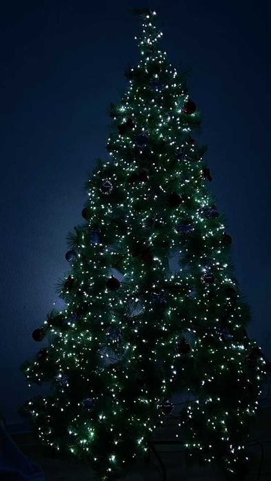 ТОП ПРОПОЗИЦІЯ! Гірлянда Хвойна лапа на пульті. Гирлянда мишура