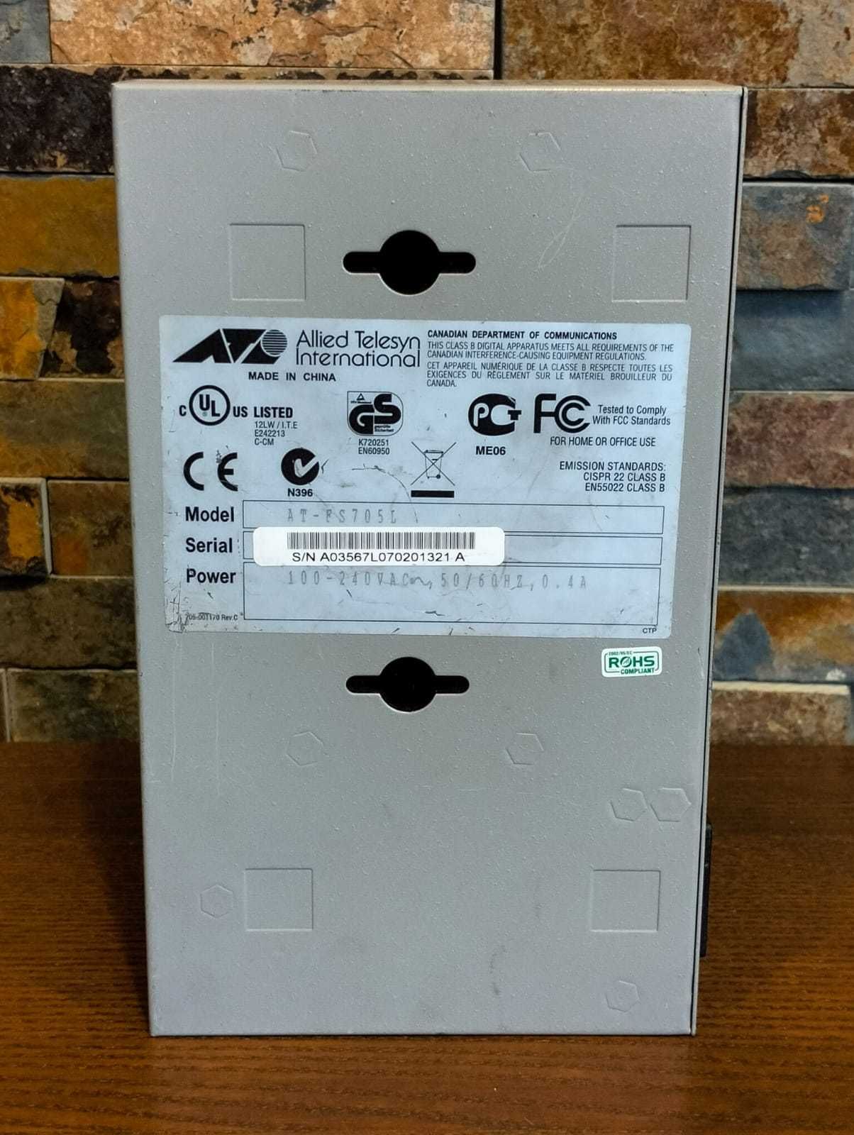 Switch Allied Telesis AT-FS705L 5x 10/100 Mbps