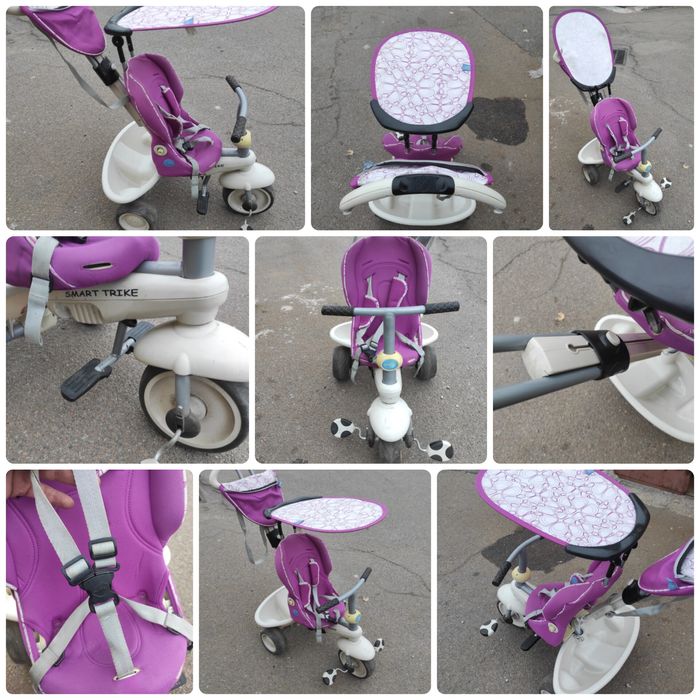 Велосипед з батьківською ручкою Smart Trike