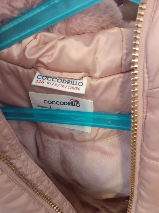 Kurtka zimowa dziewczynki coccodrillo 116