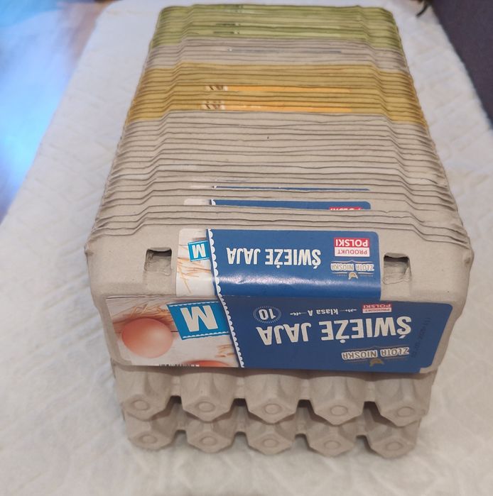 Wytłaczanki papierowe na jajka 50 sztuk