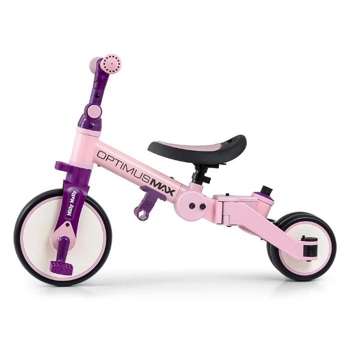 Milly Mally Rowerek 5w1 Optimus Max Pink