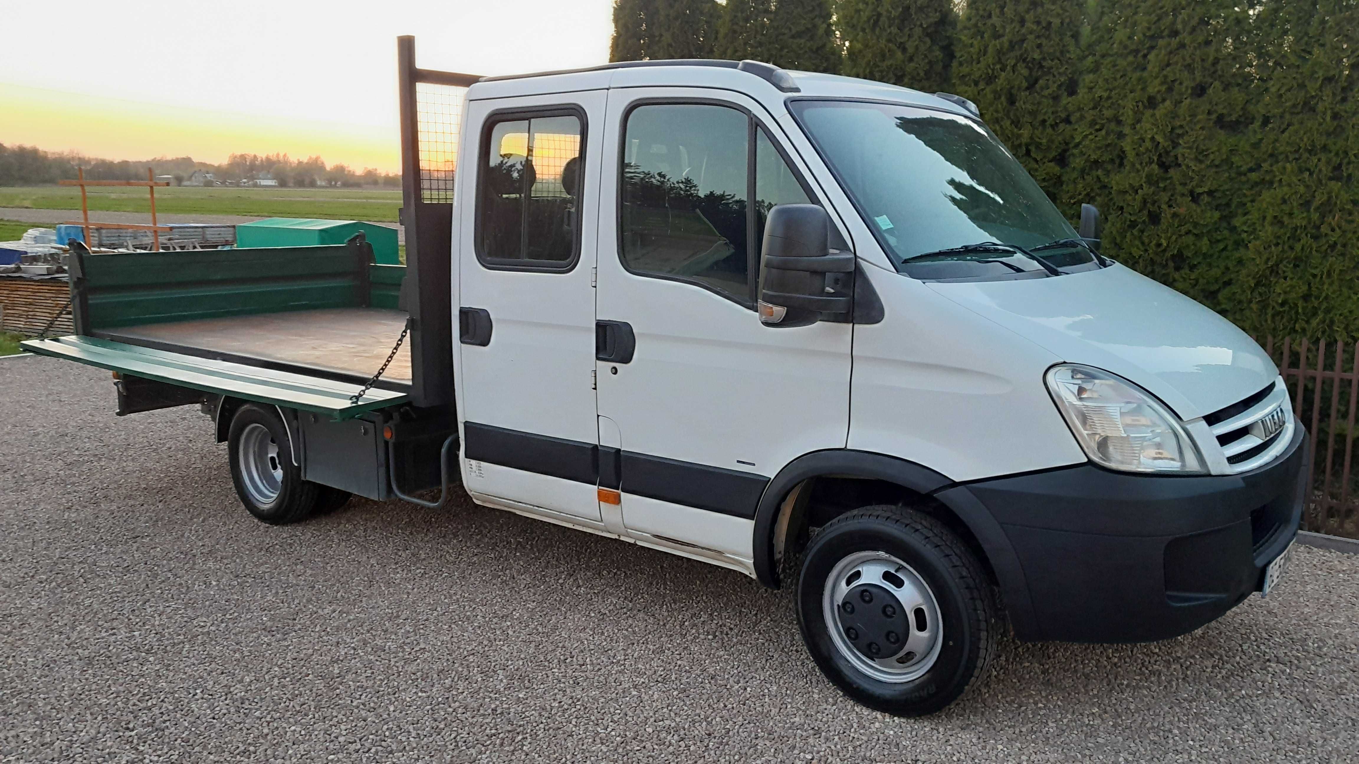 IVECO daily kiper wywrot wywrotka 3 stronny hak 3,5 dubel brygadówka