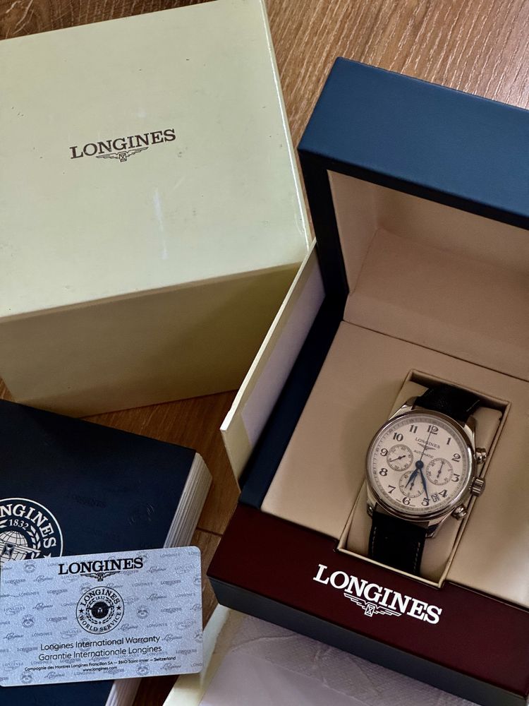 Longines Master Collection 44mm White Dial