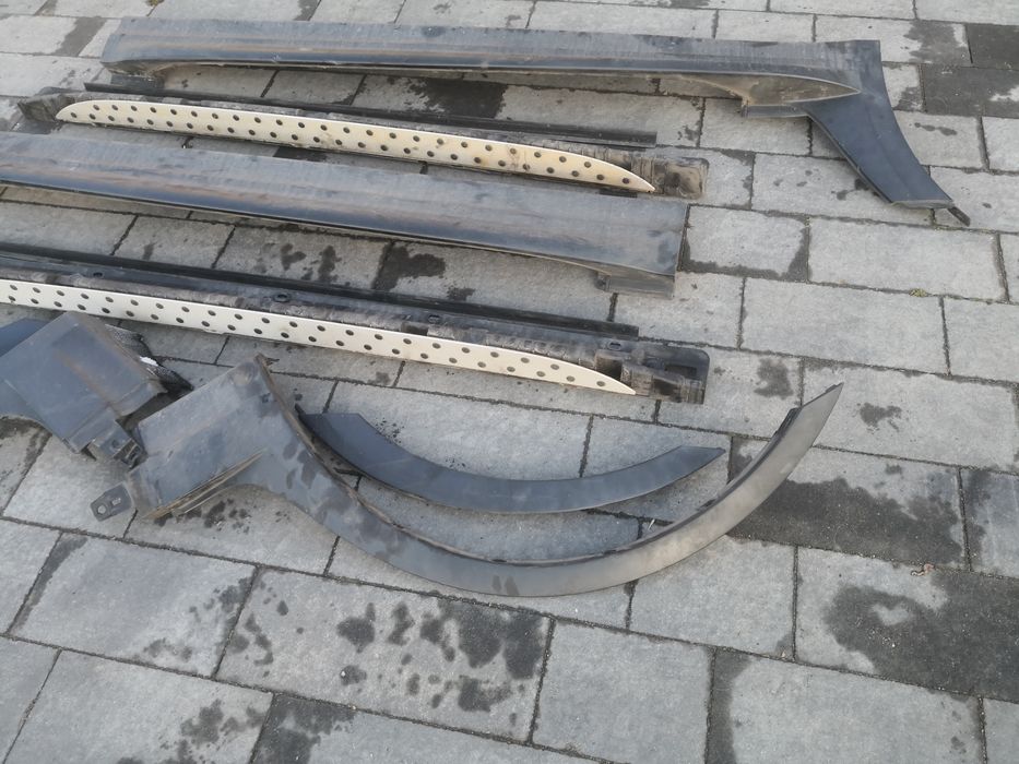 Progi BMW X3 e83 sport aluminiowe komplet