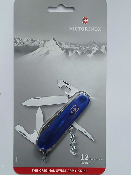 Scyzoryk Victorinox Spartan Blue Trans 1.3603.T2*nowy i oryginalny