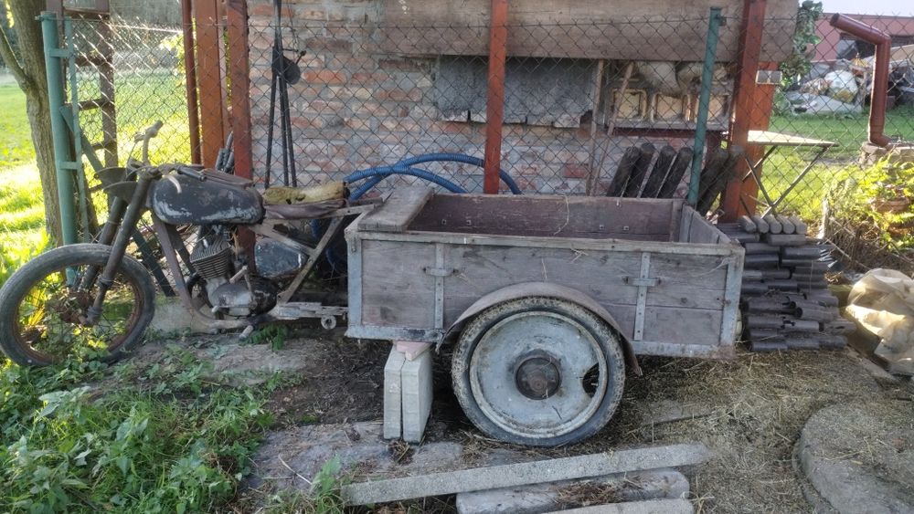 Motor WSK trójkołowiec trajka ze skrzynią