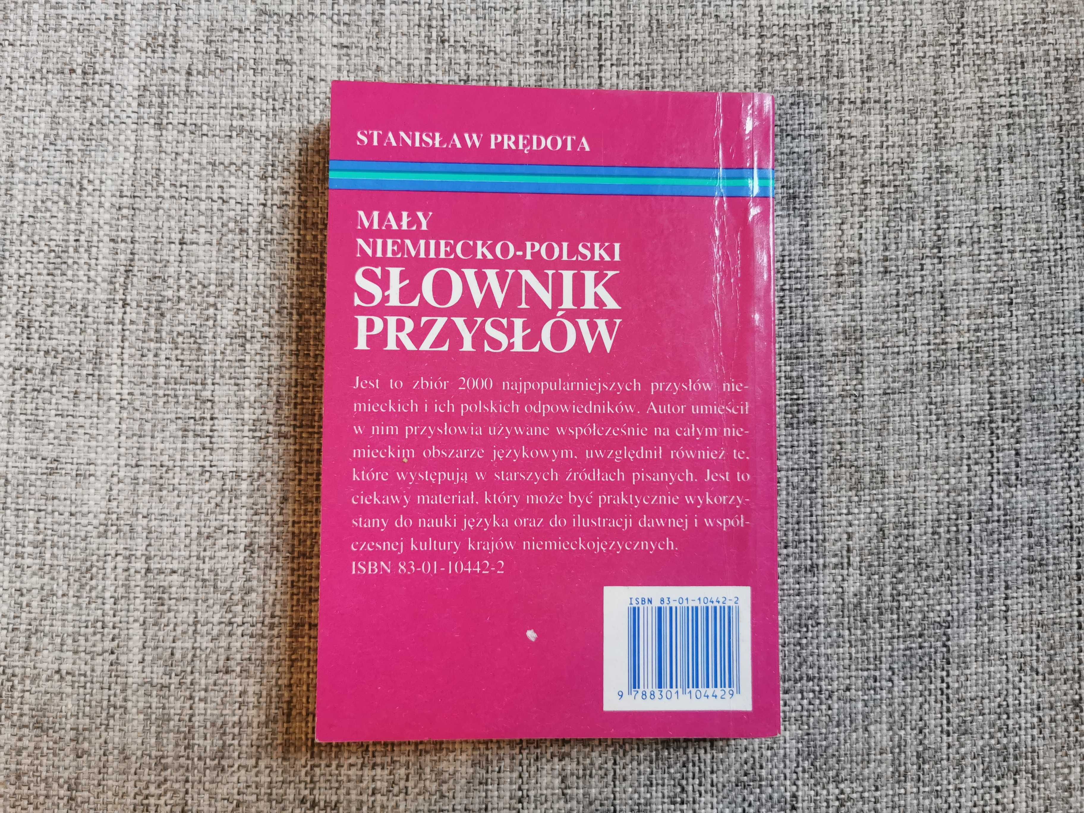 Mały Niemiecko - Polski Słownik Przysłów - Prędota