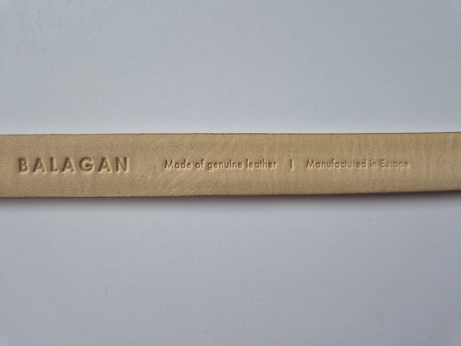 Cienki pasek bez klamry Balagan, beżowy/piaskowy