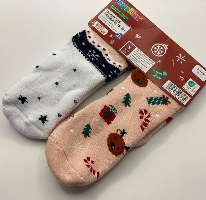 Набір дитячих термо шкарпеток- р. 23/26 ( 2-4 роки)