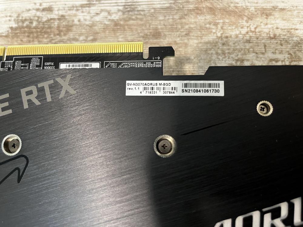 GeForce RTX 3070 MASTER 8G (GV-N307TAORUS M-8GD)