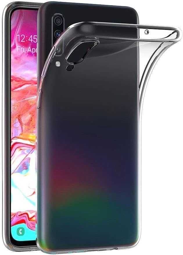 Etui transparentne do Samsung Galaxy A70 + Szkło Hartowane