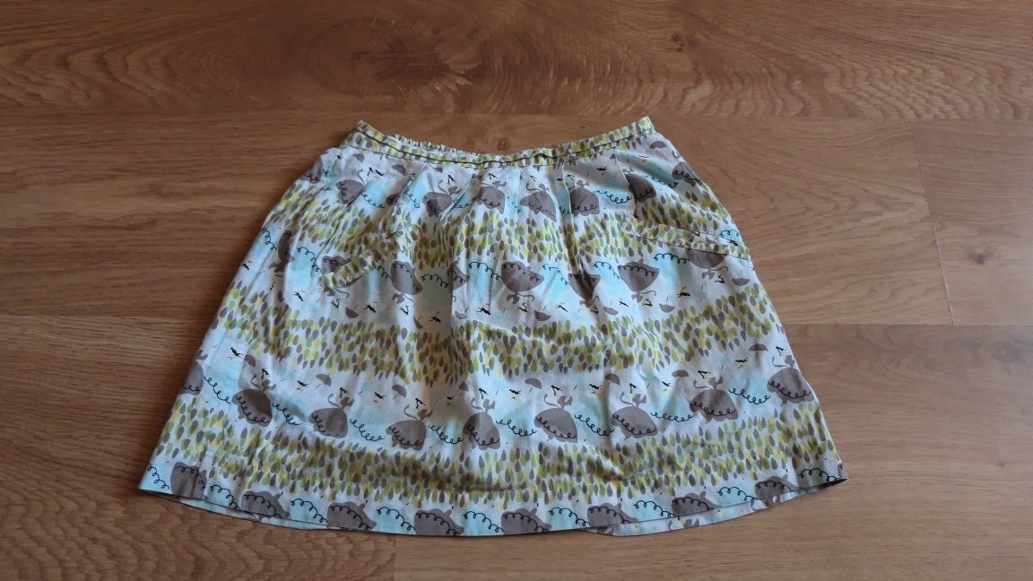 Spódniczka Vintage na lato dziewczęca r. 116 cm