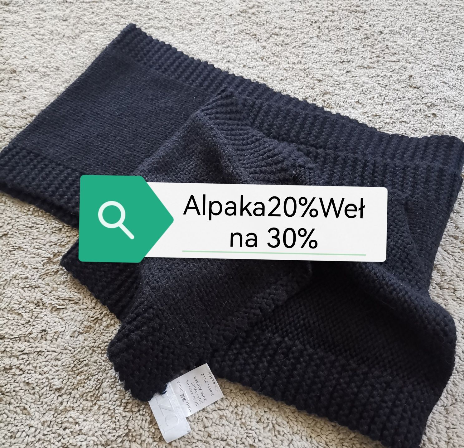 Szal z alpaki bzr