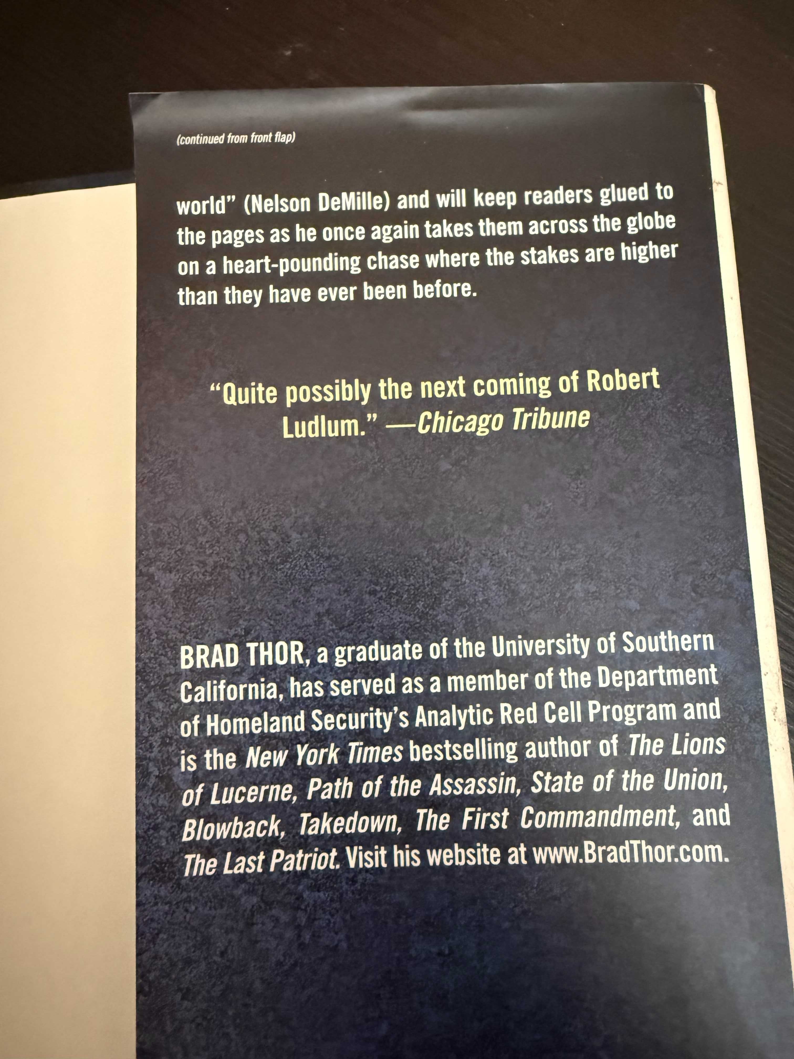Brad Thor – The Last Patriot