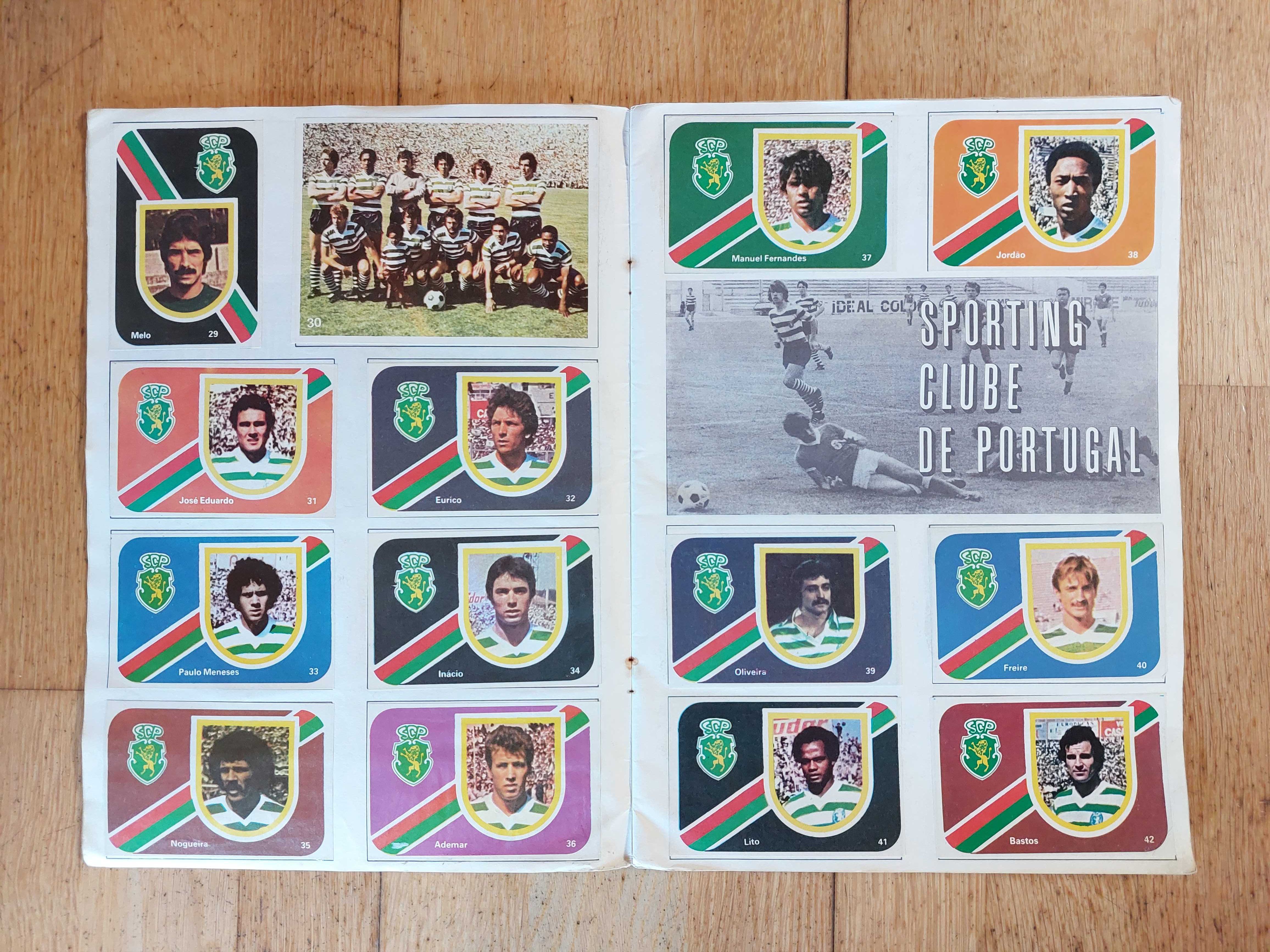 Caderneta de cromos "Festa do Futebol 81-82"  - Completa