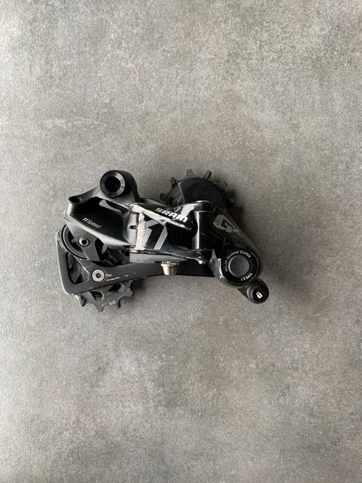 Desviador traseiro + manete SRAM GX