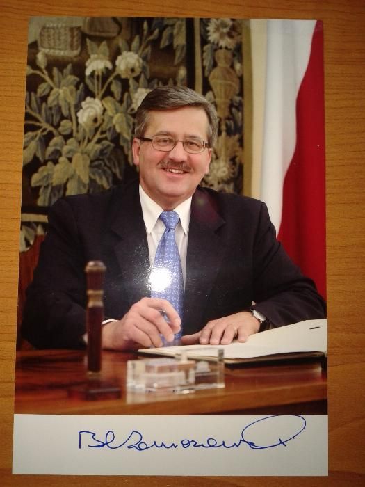 Autograf Bronisław Komorowski