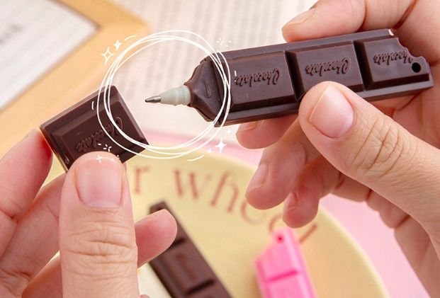 Długopis Z Czarnym Wkładem Czekolada 9,5 Cm