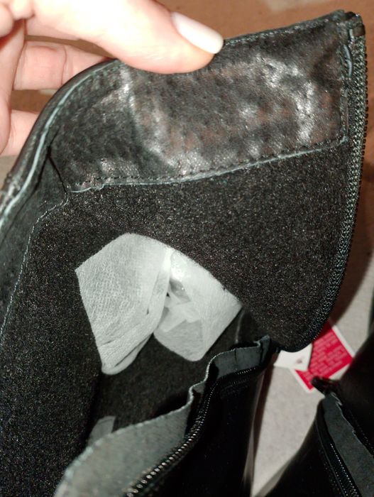 Eleganckie czarne botki skórzane / Chelsea boots