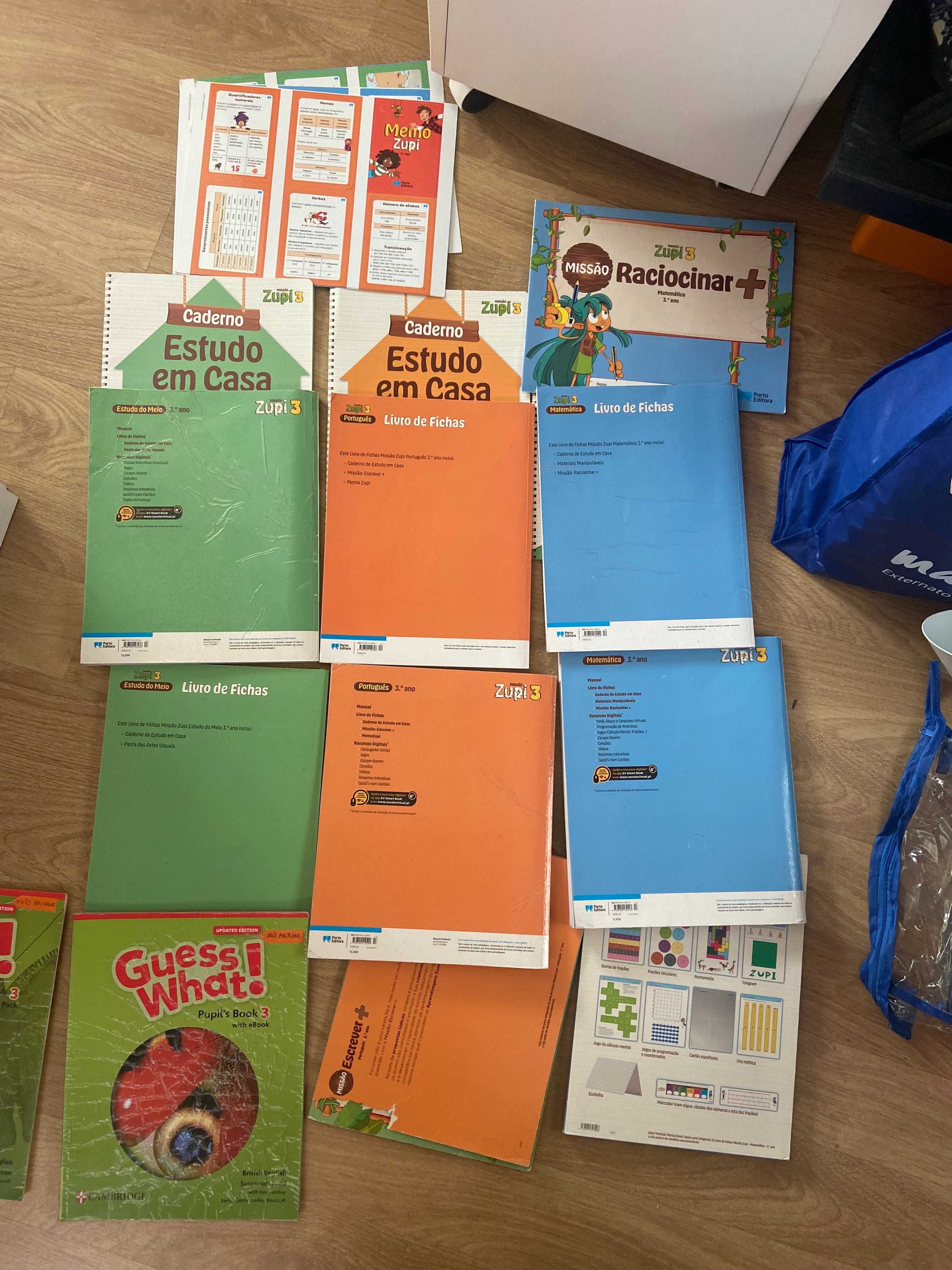 Zupi 3º ano.  Guess What, livros Cambridge