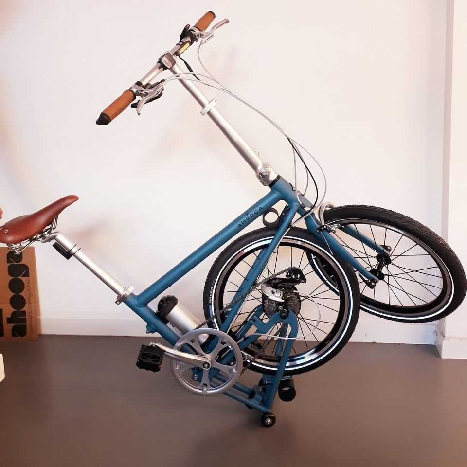 Bicicleta dobrável elétrica Ahooga Folding roda 20"