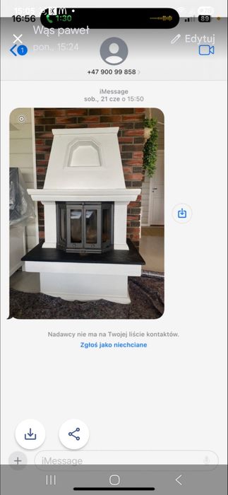 Kominek JOTUL plus zabudowa-TANIO-OKAZJA