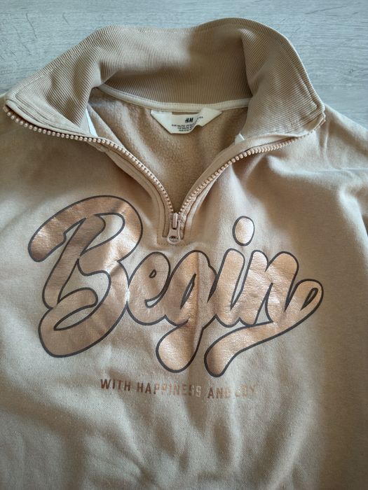 Beżowa bluza H&M 146/152