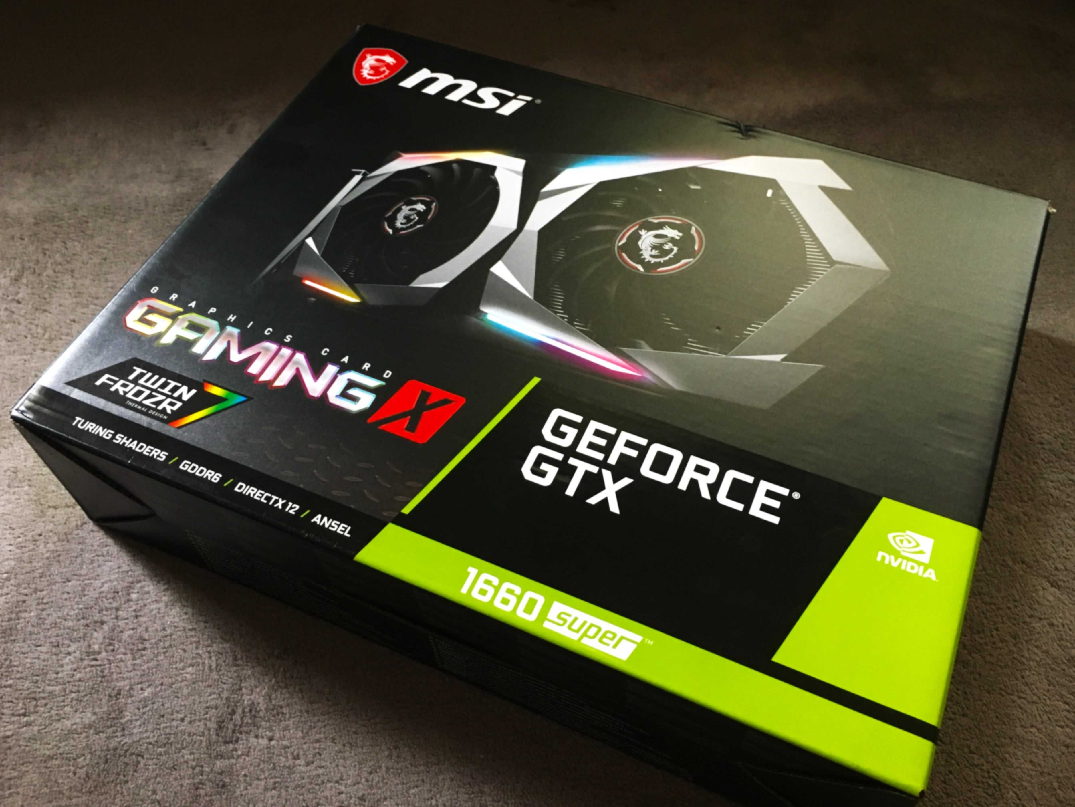 MSI GeForce GTX 1660 SUPER Gaming X 6GB GDDR6