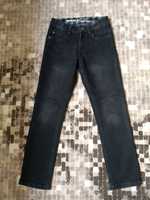 Czarne dżinsowe spodnie Pepperts, roz. 134, jeans,chłopca, 8-9 lat,NR1