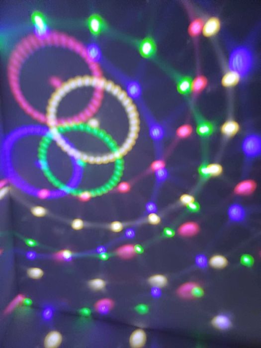 Super efekt Półkula LED USB/BT z wbudowanym głośnikiem+pilot