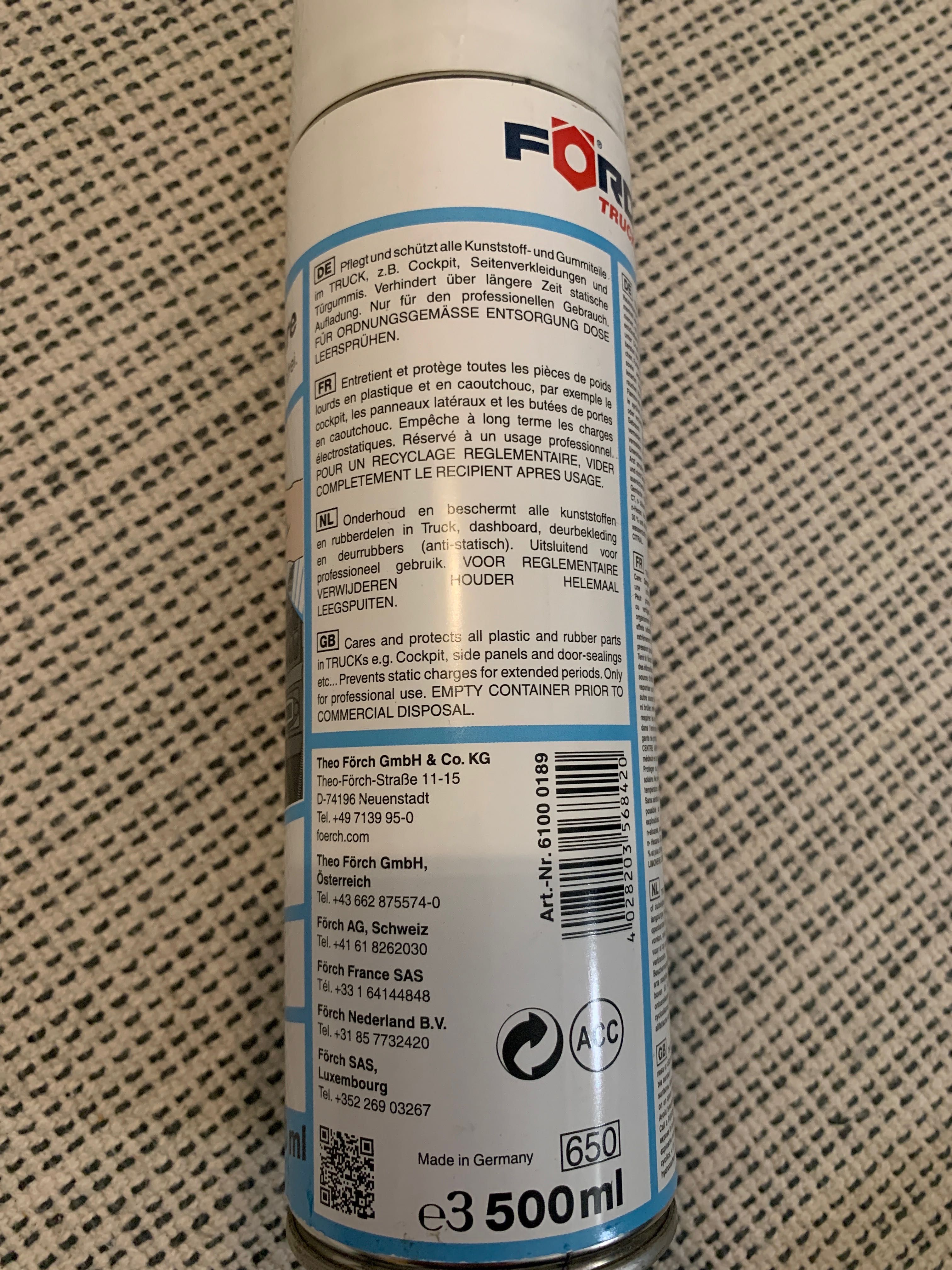 Forch spray do kokpitu